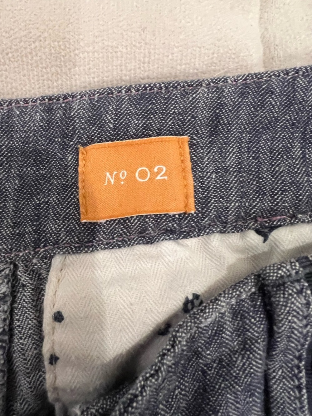 Pilcro & The Letterpress blue linen blend wide leg chambray pants |Size 2 - Picture 8 of 17